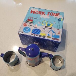 Construction coffee/tea playset